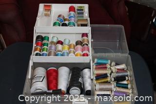 MaxSold Auction: Clear Sewing Box - Hamilton (Ontario, Canada) SELLER MANAGED Estate Sale Online Auction - Jerseyville Road West