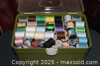 MaxSold Auction: Green Sewing Box - Hamilton (Ontario, Canada) SELLER MANAGED Estate Sale Online Auction - Jerseyville Road West