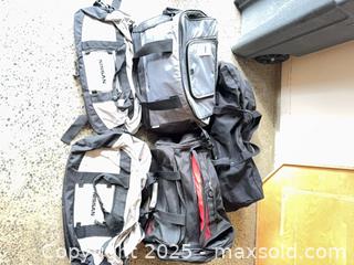 MaxSold Auction: Lot of 5 Duffel and Travel Bags - Nissan, Highpoint - Saanich (British Columbia, Canada) PARTNER MANAGED Downsizing Online Auction - Marsett Place