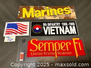 MaxSold Auction: Stickers/Bumper Stickers  - Forks Township (Pennsylvania, USA) SELLER MANAGED Downsizing Online Auction - Ben Jon Road
