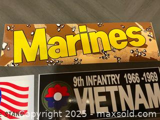 MaxSold Auction: Stickers/Bumper Stickers  - Forks Township (Pennsylvania, USA) SELLER MANAGED Downsizing Online Auction - Ben Jon Road