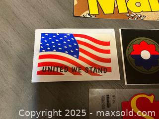 MaxSold Auction: Stickers/Bumper Stickers  - Forks Township (Pennsylvania, USA) SELLER MANAGED Downsizing Online Auction - Ben Jon Road