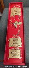 MaxSold Auction: The Red Fairy Book - Andrew Lang - Folio Society 2005 Embossed Cover With Slipcase Profusely Illustrated - Toronto (Ontario, Canada) PARTNER MANAGED Reseller Online Auction - Railside Road