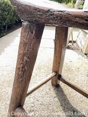 MaxSold Auction: Antique Rustic Bench - Cupertino (California, USA) PARTNER MANAGED Estate Sale Online Auction - Maria Rosa Way