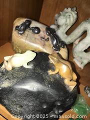 MaxSold Auction: Carved jade and natural stone figurines and plaques - Cupertino (California, USA) PARTNER MANAGED Estate Sale Online Auction - Maria Rosa Way