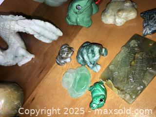MaxSold Auction: Carved jade and natural stone figurines and plaques - Cupertino (California, USA) PARTNER MANAGED Estate Sale Online Auction - Maria Rosa Way