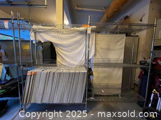 MaxSold Auction: Chrome Shelving Unit - Cupertino (California, USA) PARTNER MANAGED Estate Sale Online Auction - Maria Rosa Way