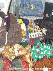 MaxSold Auction: Customized Vests - Cupertino (California, USA) PARTNER MANAGED Estate Sale Online Auction - Maria Rosa Way