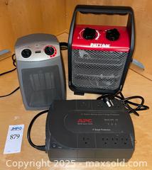 MaxSold Auction: Lot of Small Space Heaters and UPS  - Cupertino (California, USA) PARTNER MANAGED Estate Sale Online Auction - Maria Rosa Way