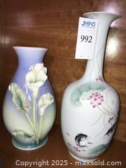 MaxSold Auction: Pair of FRANZ Porcelain Decorative Vases - Cupertino (California, USA) PARTNER MANAGED Estate Sale Online Auction - Maria Rosa Way