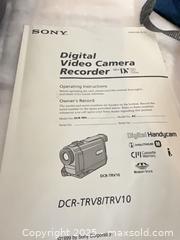 MaxSold Auction: Sony MiniDV Digital Video Camera - Cupertino (California, USA) PARTNER MANAGED Estate Sale Online Auction - Maria Rosa Way