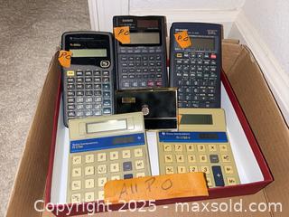 MaxSold Auction: Texas Instruments &#38; More Calculators - Cupertino (California, USA) PARTNER MANAGED Estate Sale Online Auction - Maria Rosa Way