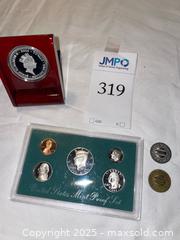MaxSold Auction: Tuvalu Silver Coin and US Mint Proof Set - Cupertino (California, USA) PARTNER MANAGED Estate Sale Online Auction - Maria Rosa Way