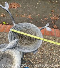 MaxSold Auction: Two-Tier Outdoor Birdbath with Decorative Birds - Cupertino (California, USA) PARTNER MANAGED Estate Sale Online Auction - Maria Rosa Way