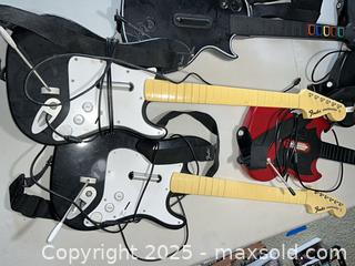 MaxSold Auction: Xbox 360 Guitar &#38; Drum Controllers + 4 Game Discs - Cupertino (California, USA) PARTNER MANAGED Estate Sale Online Auction - Maria Rosa Way