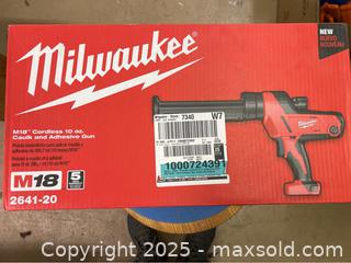MaxSold Auction: 18” Milwaukee caulking and adhesive gun - Point Edward (Ontario, Canada) SELLER MANAGED Estate Sale Online Auction -  Michigan Avenue