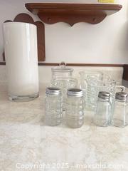 MaxSold Auction: 2 Sets cream and sugar dish, 2 salt and pepper shakers, Vase - Point Edward (Ontario, Canada) PARTNER MANAGED Estate Sale Online Auction -  Michigan Avenue