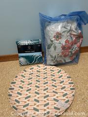 MaxSold Auction: 2 Table Cloths, Decorative Plate - Point Edward (Ontario, Canada) PARTNER MANAGED Estate Sale Online Auction -  Michigan Avenue