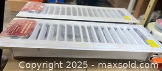 MaxSold Auction: 2 White Decorative Diffuser / Register  - Point Edward (Ontario, Canada) PARTNER MANAGED Estate Sale Online Auction -  Michigan Avenue