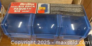 MaxSold Auction: 4, 6 Pack AkroBins Storage Bins - Point Edward (Ontario, Canada) SELLER MANAGED Estate Sale Online Auction -  Michigan Avenue