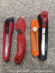 MaxSold Auction: 4 Box Cutters - Point Edward (Ontario, Canada) PARTNER MANAGED Estate Sale Online Auction -  Michigan Avenue