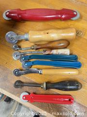 MaxSold Auction: 7 Tracing Wheels, Tire Repair Stitcher Tool, Spline Roller  - Point Edward (Ontario, Canada) PARTNER MANAGED Estate Sale Online Auction -  Michigan Avenue