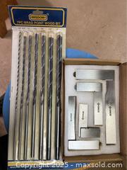 MaxSold Auction: 7pc Brad Point Wood Bit Set - Point Edward (Ontario, Canada) SELLER MANAGED Estate Sale Online Auction -  Michigan Avenue