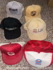 MaxSold Auction: Ball Caps, Knit Toques, Straw Cowboy Hat, Bucket Hat, Vintage red and white Esso Chemical - Point Edward (Ontario, Canada) PARTNER MANAGED Estate Sale Online Auction -  Michigan Avenue