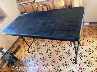 MaxSold Auction: Black 4 Ft Plastic Table - Point Edward (Ontario, Canada) SELLER MANAGED Estate Sale Online Auction -  Michigan Avenue