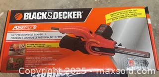 MaxSold Auction: Black & Decker 1/2" Precision Belt Sander Electric, Unopened  - Point Edward (Ontario, Canada) SELLER MANAGED Estate Sale Online Auction -  Michigan Avenue