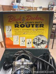 MaxSold Auction: Black & Decker Router - Point Edward (Ontario, Canada) SELLER MANAGED Estate Sale Online Auction -  Michigan Avenue