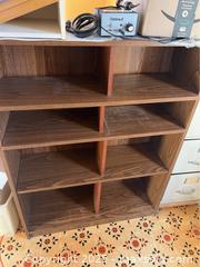 MaxSold Auction: Brown Wood Grain Finish Bookcase - Point Edward (Ontario, Canada) PARTNER MANAGED Estate Sale Online Auction -  Michigan Avenue