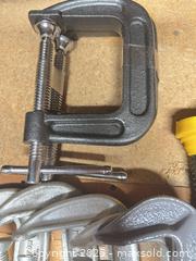MaxSold Auction: C-Clamps, 3-Way Edge Clamps  - Point Edward (Ontario, Canada) SELLER MANAGED Estate Sale Online Auction -  Michigan Avenue