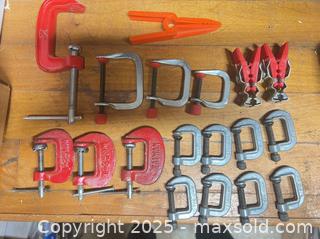 MaxSold Auction: C-Clamps, Spring Clamps  - Point Edward (Ontario, Canada) SELLER MANAGED Estate Sale Online Auction -  Michigan Avenue