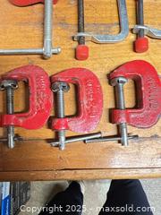 MaxSold Auction: C-Clamps, Spring Clamps  - Point Edward (Ontario, Canada) SELLER MANAGED Estate Sale Online Auction -  Michigan Avenue