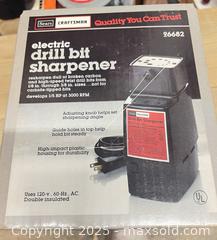 MaxSold Auction: Craftsman Electric Drill Bit Sharpener  - Point Edward (Ontario, Canada) SELLER MANAGED Estate Sale Online Auction -  Michigan Avenue