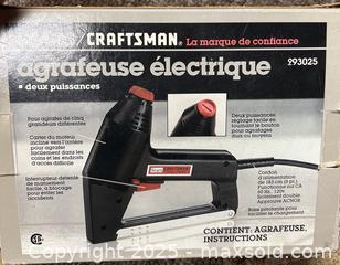 MaxSold Auction: Craftsman Electric Stapler - Point Edward (Ontario, Canada) PARTNER MANAGED Estate Sale Online Auction -  Michigan Avenue