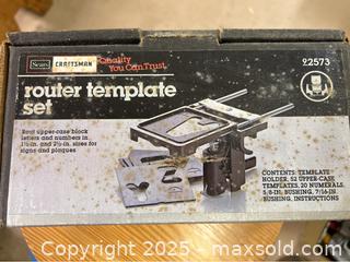 MaxSold Auction: Craftsman Router Template Set - Point Edward (Ontario, Canada) SELLER MANAGED Estate Sale Online Auction -  Michigan Avenue