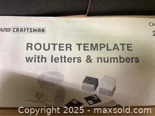 MaxSold Auction: Craftsman Router Template Set - Point Edward (Ontario, Canada) SELLER MANAGED Estate Sale Online Auction -  Michigan Avenue