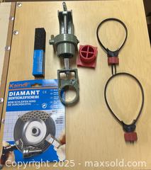 MaxSold Auction: Drill Press Vice, Sharpening Disc, Etc - Point Edward (Ontario, Canada) PARTNER MANAGED Estate Sale Online Auction -  Michigan Avenue