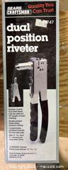 MaxSold Auction: Dual Position Riveter - Point Edward (Ontario, Canada) PARTNER MANAGED Estate Sale Online Auction -  Michigan Avenue