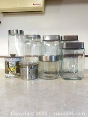 MaxSold Auction: Glass Food Storage Jars  - Point Edward (Ontario, Canada) PARTNER MANAGED Estate Sale Online Auction -  Michigan Avenue