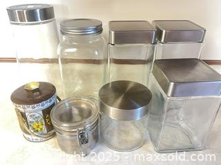MaxSold Auction: Glass Food Storage Jars  - Point Edward (Ontario, Canada) PARTNER MANAGED Estate Sale Online Auction -  Michigan Avenue