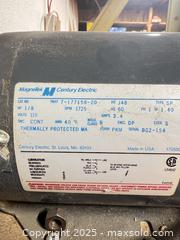 MaxSold Auction: MagneTek Century Electric Motor  - Point Edward (Ontario, Canada) PARTNER MANAGED Estate Sale Online Auction -  Michigan Avenue