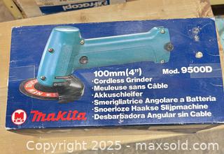 MaxSold Auction: Makita 9500D Cordless Grinder - Point Edward (Ontario, Canada) PARTNER MANAGED Estate Sale Online Auction -  Michigan Avenue