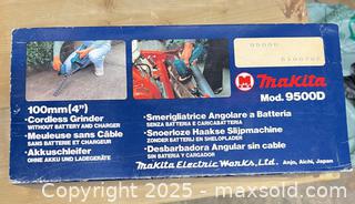 MaxSold Auction: Makita 9500D Cordless Grinder - Point Edward (Ontario, Canada) PARTNER MANAGED Estate Sale Online Auction -  Michigan Avenue