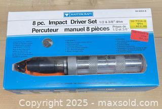 MaxSold Auction: Mastercraft Impact Driver Set 1/2 & 3/8" Drive  - Point Edward (Ontario, Canada) SELLER MANAGED Estate Sale Online Auction -  Michigan Avenue