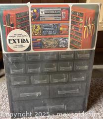 MaxSold Auction: Mastercraft Small Parts Organizer  - Point Edward (Ontario, Canada) SELLER MANAGED Estate Sale Online Auction -  Michigan Avenue