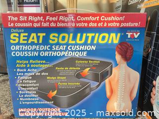 MaxSold Auction: Orthopedic Seat Cushion, Crutches, Matt, Elbow Brace  - Point Edward (Ontario, Canada) PARTNER MANAGED Estate Sale Online Auction -  Michigan Avenue
