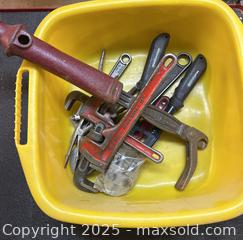 MaxSold Auction: Pipe Wrenches And Pliers - Point Edward (Ontario, Canada) PARTNER MANAGED Estate Sale Online Auction -  Michigan Avenue